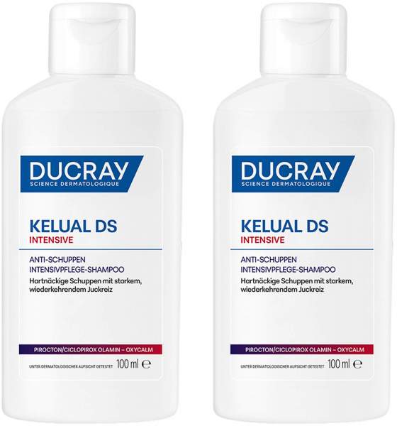Ducray Kelual DS intensives Anti-Schuppen Intensivpflege-Shampoo 2 x 100 ml