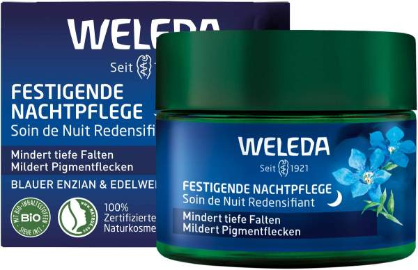 Weleda festigende Nachtpflege blauer Enzian &amp; Edelweiß 40 ml