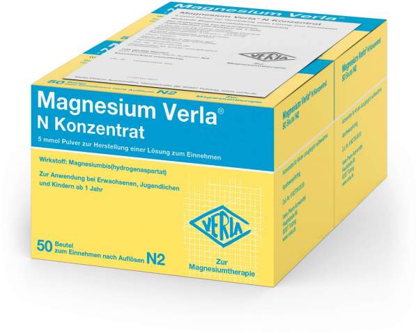 Magnesium Verla N Konzentrat 100 Pulver