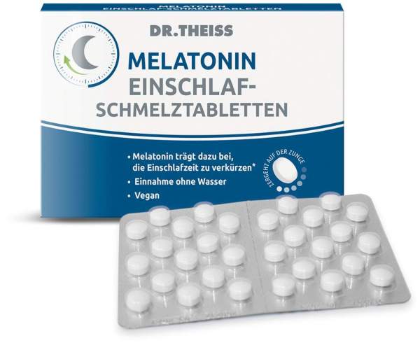 Dr. Theiss Melatonin Einschlaf - Schmelztabletten 30 Stück