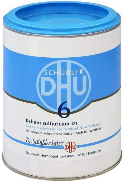 Biochemie Dhu 6 Kalium Sulfuricum D3 1000 Tabletten