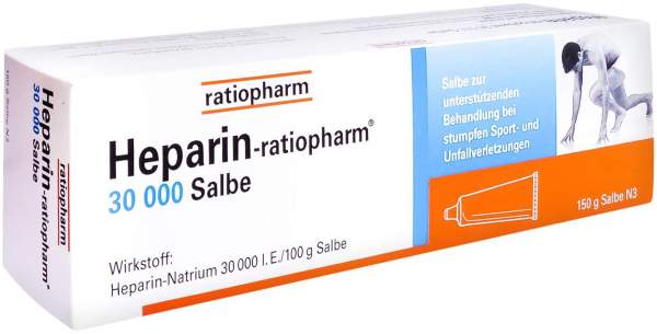 Heparin Ratiopharm 30.000 Salbe 150 G