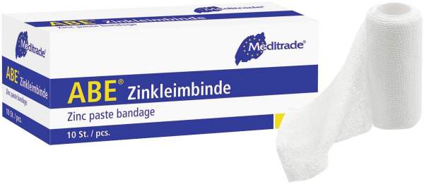 Abe Zinkleimbinden 5 X 10 Elastisch 10 Stück