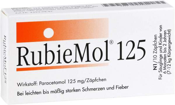Rubiemol 125 Säuglings-Suppositorien