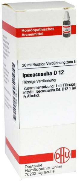 Ipecacuanha D12 Dhu 20 ml Dilution
