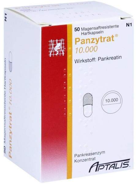Panzytrat 10.000 50 Kapseln