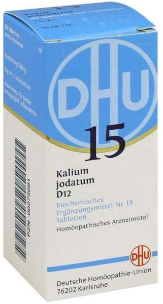Biochemie Dhu 15 Kalium Jodatum D12 80 Tabletten