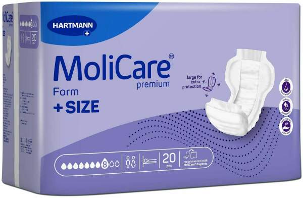 Molicare Premium Form +size 8 Tropfen 20 Stück