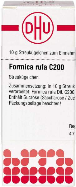 Dhu Formica Rufa C200 Globuli 10 G