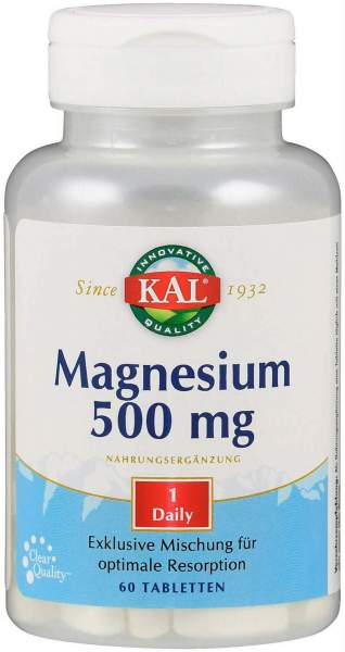 Magnesium 500 mg 60 Tabletten