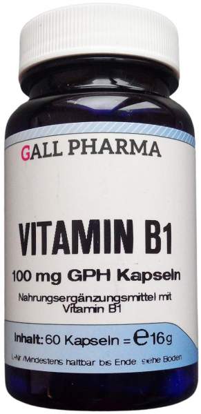 Vitamin B1 100 mg Gph 60 Kapseln