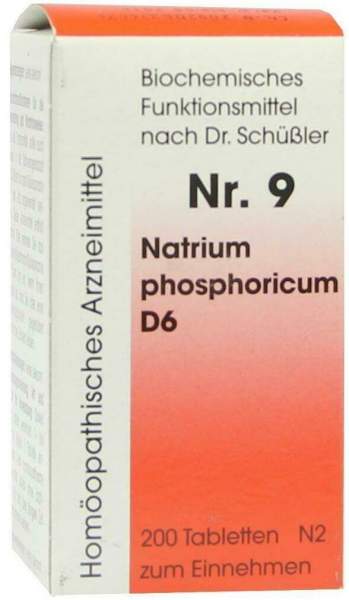 Biochemie 9 Natrium Phosphoricum D6 200 Tabletten