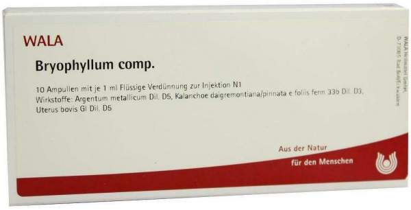 Wala Bryophyllum Comp. 10 X 1 ml Ampullen