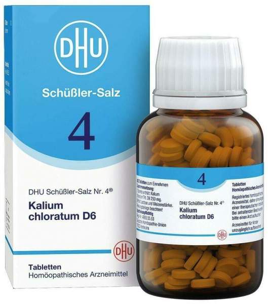 DHU Schüßler-Salz Nr. 4 Kalium chloratum D6 200 Tabletten