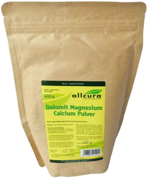 Dolomit Magnesium Calcium Pulver 400g