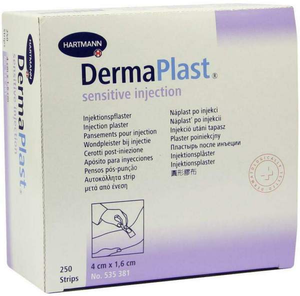 Dermaplast Sensitive Injektionspflaster 1,6x4cm