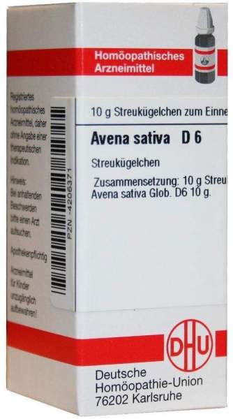 DHU Avena sativa D6 Globuli 10 g