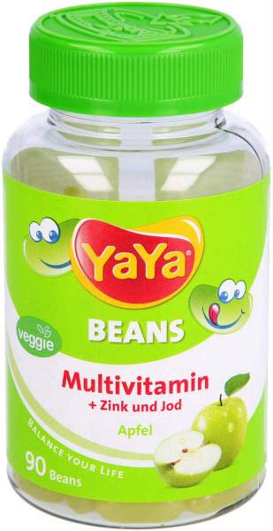 Yaya Beans Apfel Zink und Jod 90 Kaudragees
