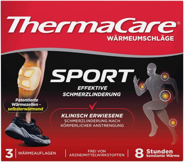 Thermacare Sport Wärmeumschläge 3 Stück