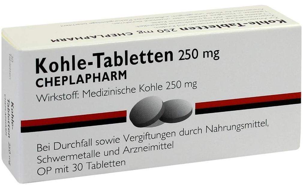 Kohle Tabletten 30 Stück kaufen Volksversand Versandapotheke