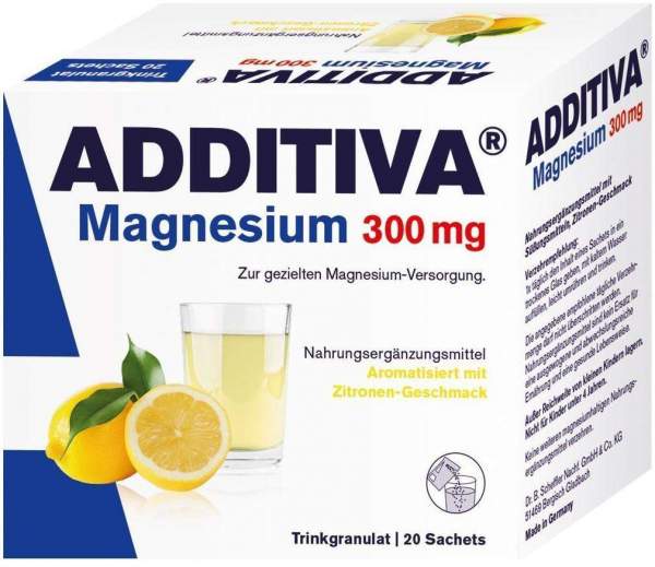 Additiva Magnesium 300mg N 20 Pulver