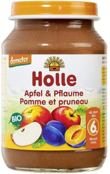 Holle Apfel und Pflaume