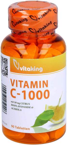 Vitamin C 1000 mit Bioflavonoide Tabletten 90 Stück