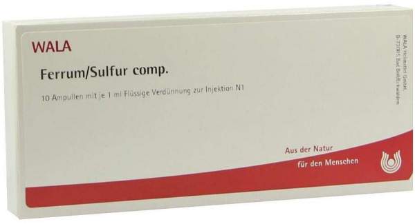 Wala Ferrum Sulfur comp. 10 x 1 ml Ampullen