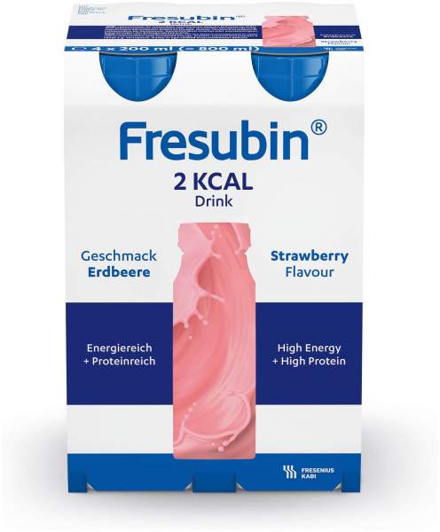 Fresubin 2 kcal Drink Erdbeere 4 x 200 ml