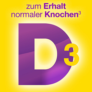 Vigantolvit: Frau freut sich über den Erhalt normaler Knochen dank Vitamin D3.