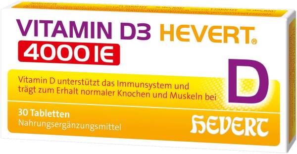 Vitamin D3 Hevert 4.000 I.E. 30 Tabletten