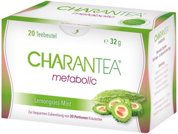 Charantea Metabolic Lemongrass-Mint 20 Filterbeutel