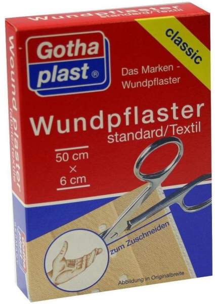 Gothaplast Wundpflaster Standard 50 cm X 6 cm 1 Stück