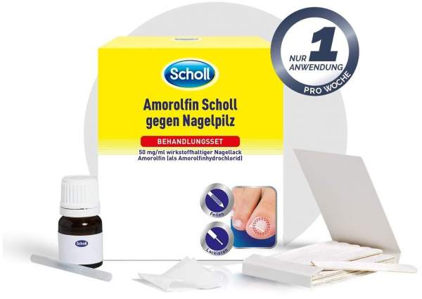 Amorolfin Scholl gegen Nagelpilz Behandlungsset 2,5 ml