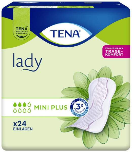 Tena Lady mini plus Inkontinenz Einlagen 24 Stück