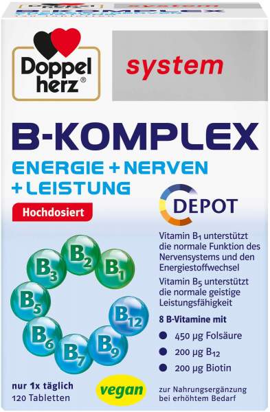 Doppelherz system B-Komplex 120 Tabletten