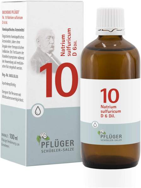 Biochemie Pflüger 10 Natrium Sulfuricum D6 100 ml Tropfen