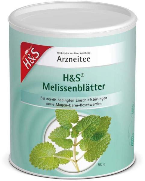 H&amp;S Melissenblätter Loser Tee 50 G