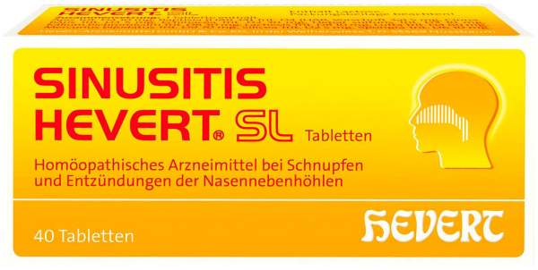 Sinusitis Hevert SL 40 Tabletten