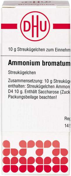 Ammonium Bromatum D 4 Globuli