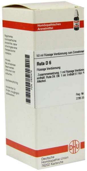 Ruta D6 Dilution 50 ml Dilution