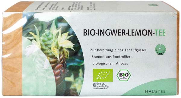 Ingwer Lemon Tee Bio Filterbeutel 25 Stück