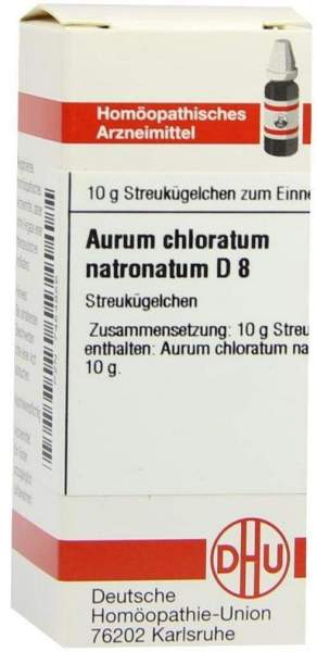 Aurum Chloratum Natronatum D 8 Globuli