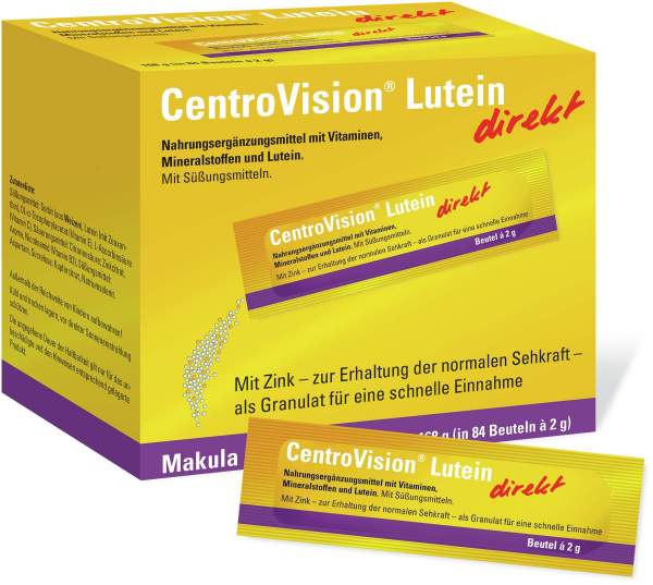 Centrovision Lutein Direkt 3 X 28 Beutel Granulat