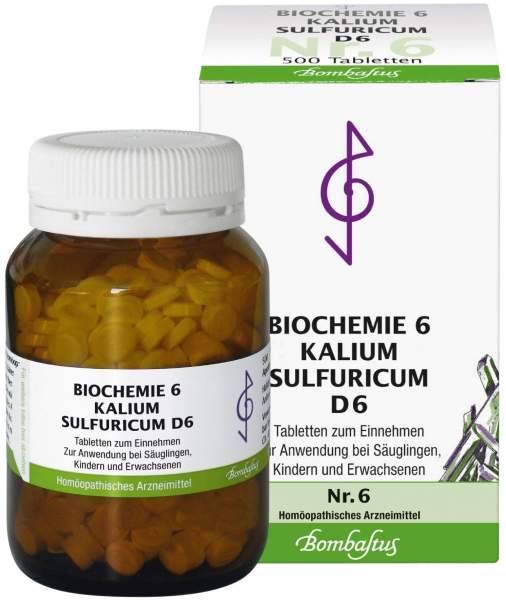 Biochemie Bombastus Nr.6 Kalium sulfuricum D6 500 Tabletten