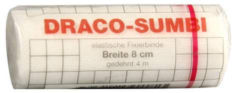 Draco Sumbi Fixierbinde 8 cm X 4 M 1 Binde