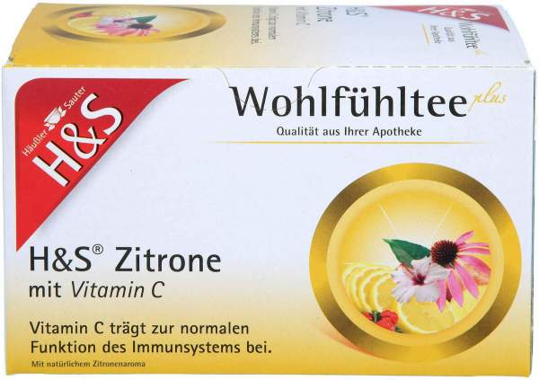 H&amp;S Zitrone Mit Vitamin C Filterbeutel