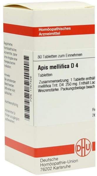 DHU Apis mellifica D4 80 Tabletten