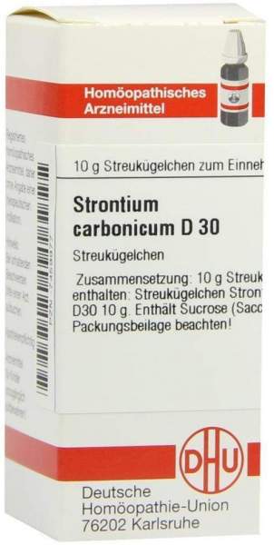 Strontium Carbonicum D 30 Globuli 10 G