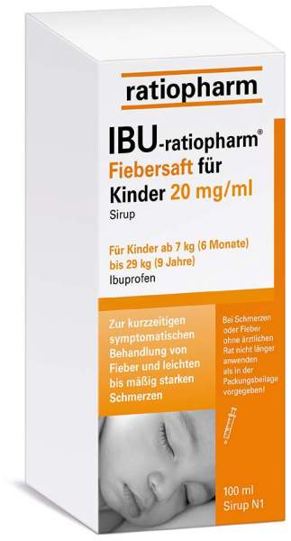Ibu-Ratiopharm 2% Fiebersaft Für Kinder 100 ml Saft